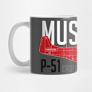 P-51 Mustang Legacy: Cadillac of the Skies Mug